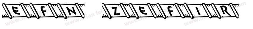 EFN Zefir Bold字体转换
